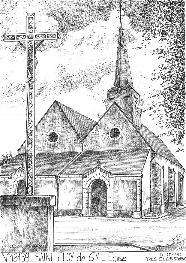 N 18139 - ST ELOY DE GY - église